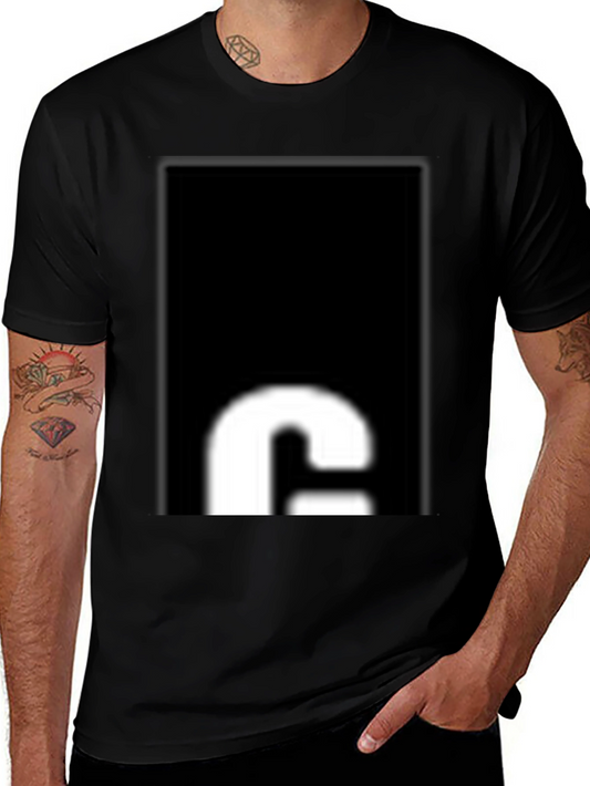 Stylish Black Graphic Tee - Modern Design