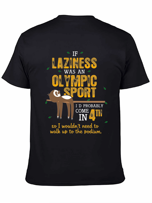 Lazy Olympic Sport Sloth T-Shirt
