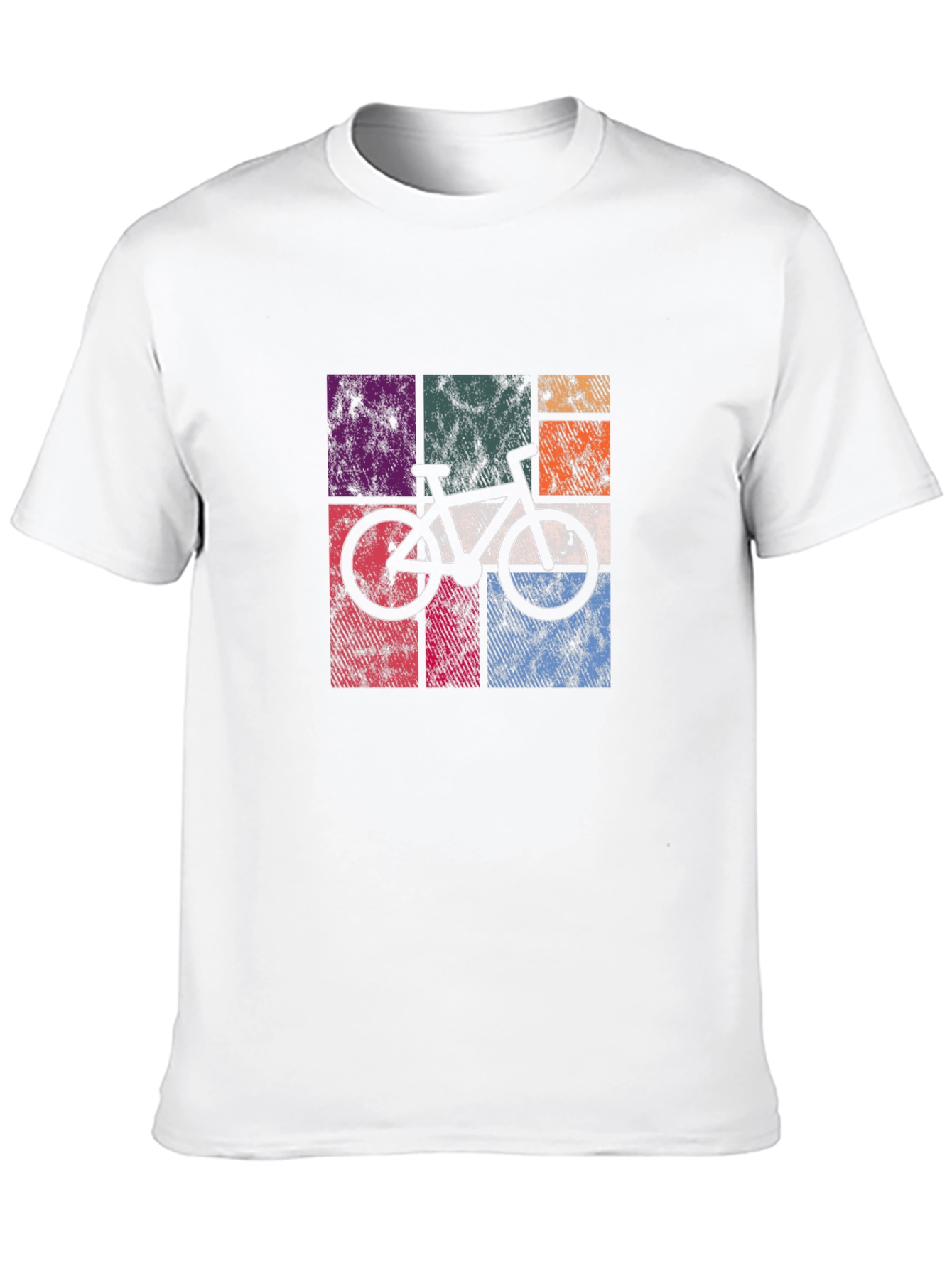 Retro Bicycle Graphic Tee - Stylish Black T-Shirt