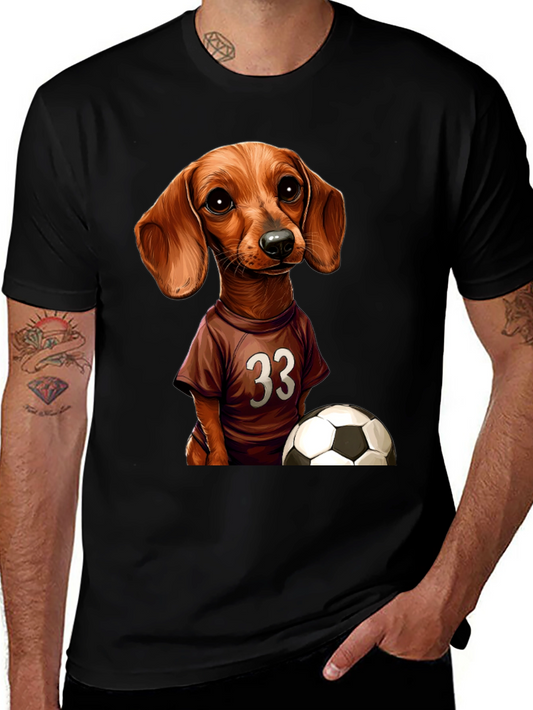 Dachshund Soccer T-Shirt - Number 33