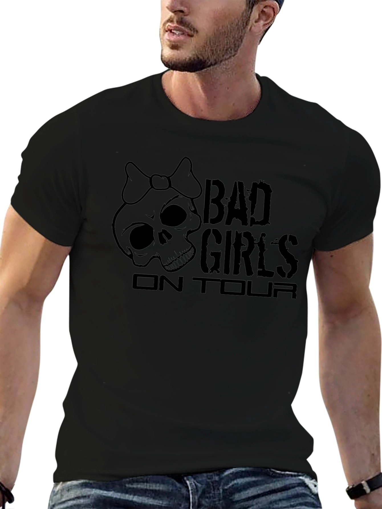 Bad Girls on Tour Black Graphic Tee