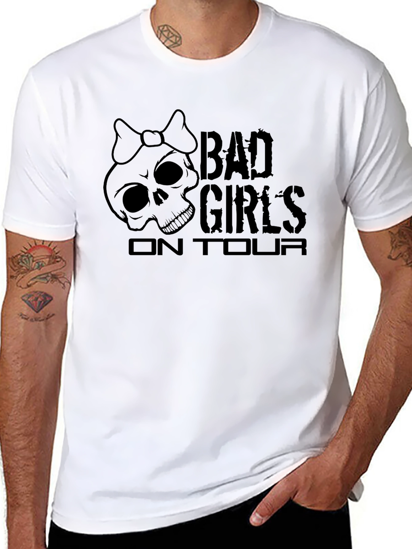 Bad Girls on Tour Black Graphic Tee
