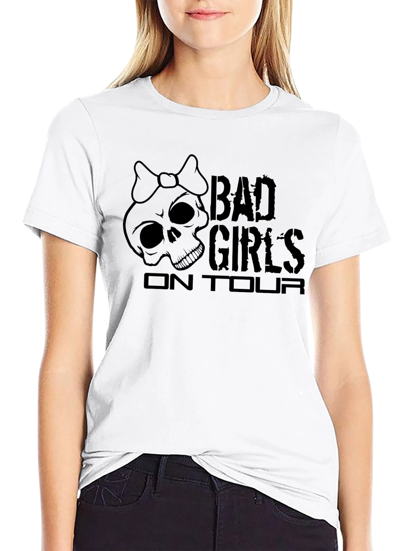 Bad Girls on Tour Black Graphic Tee