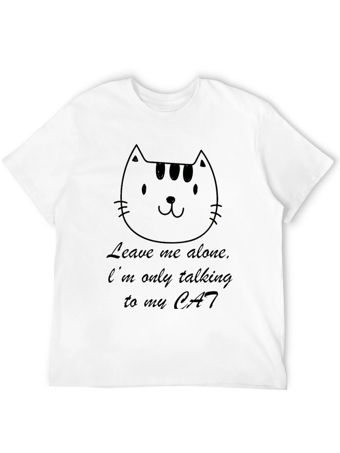 Mens Funny Cat Lover T-Shirt