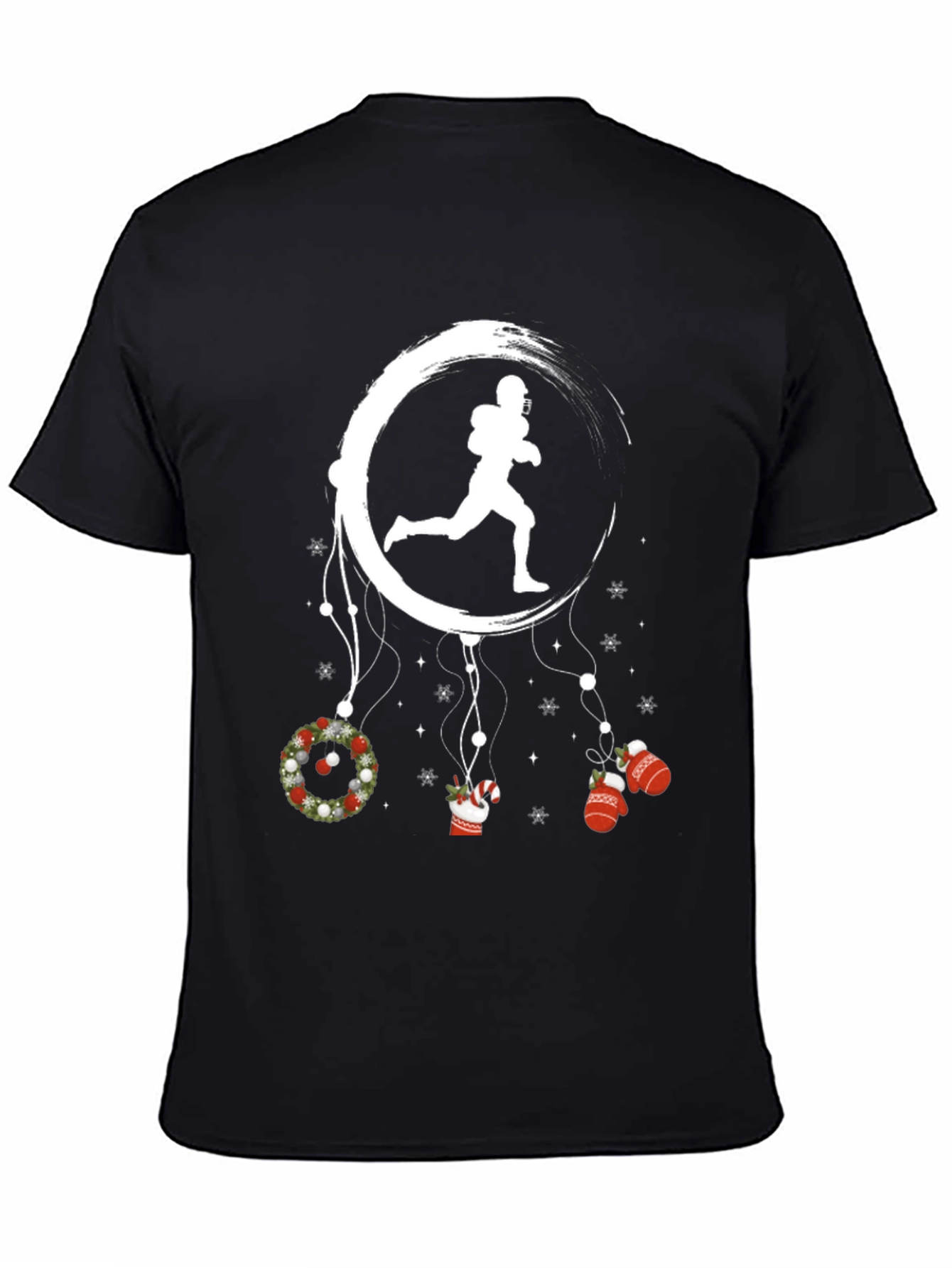 Festive Football Dreamcatcher Graphic Tee