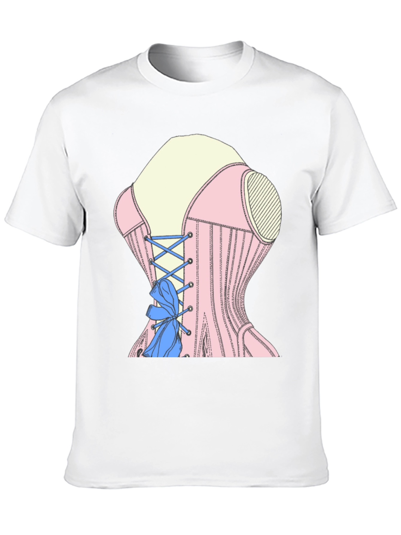 Corset T-Shirt - Unique Fashion Statement