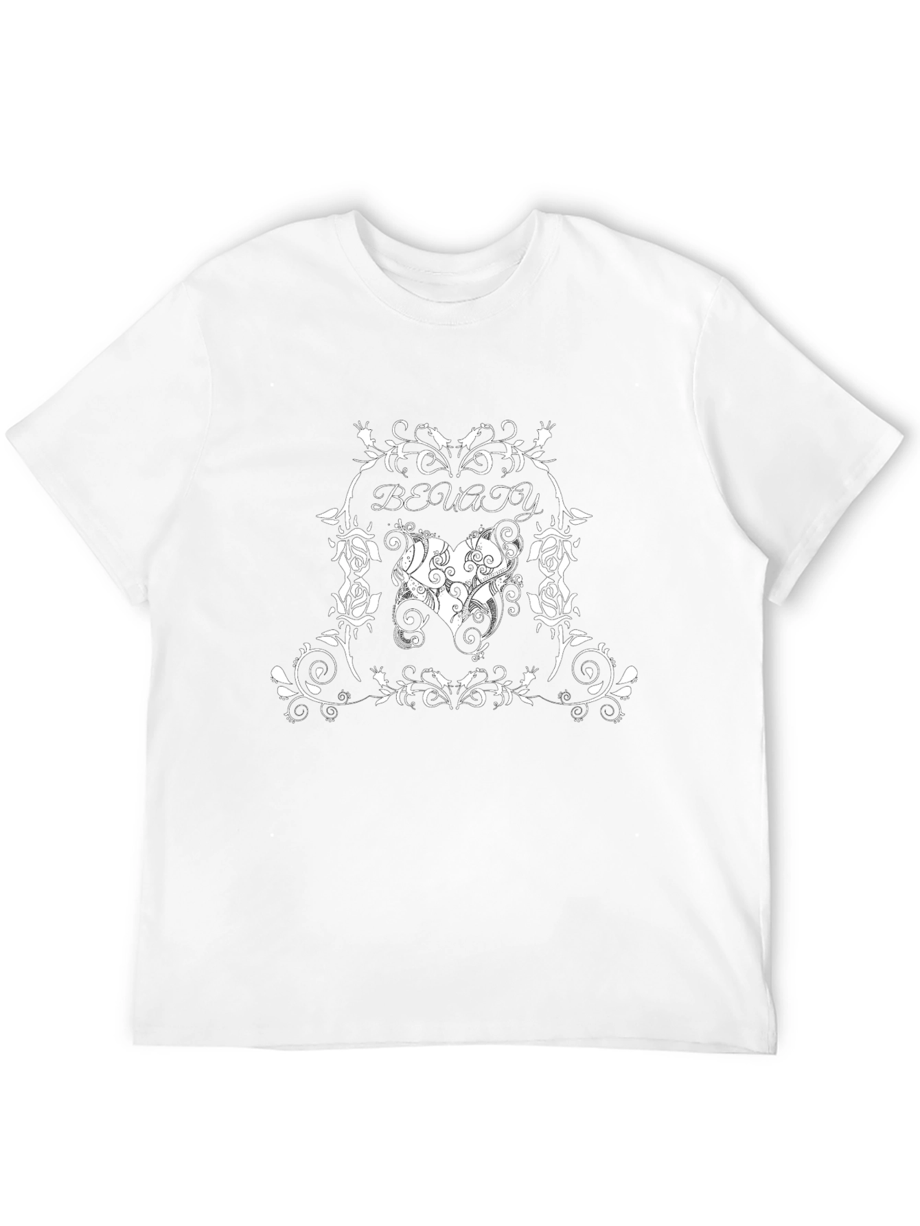 Black Beauty Heart Graphic T-Shirt