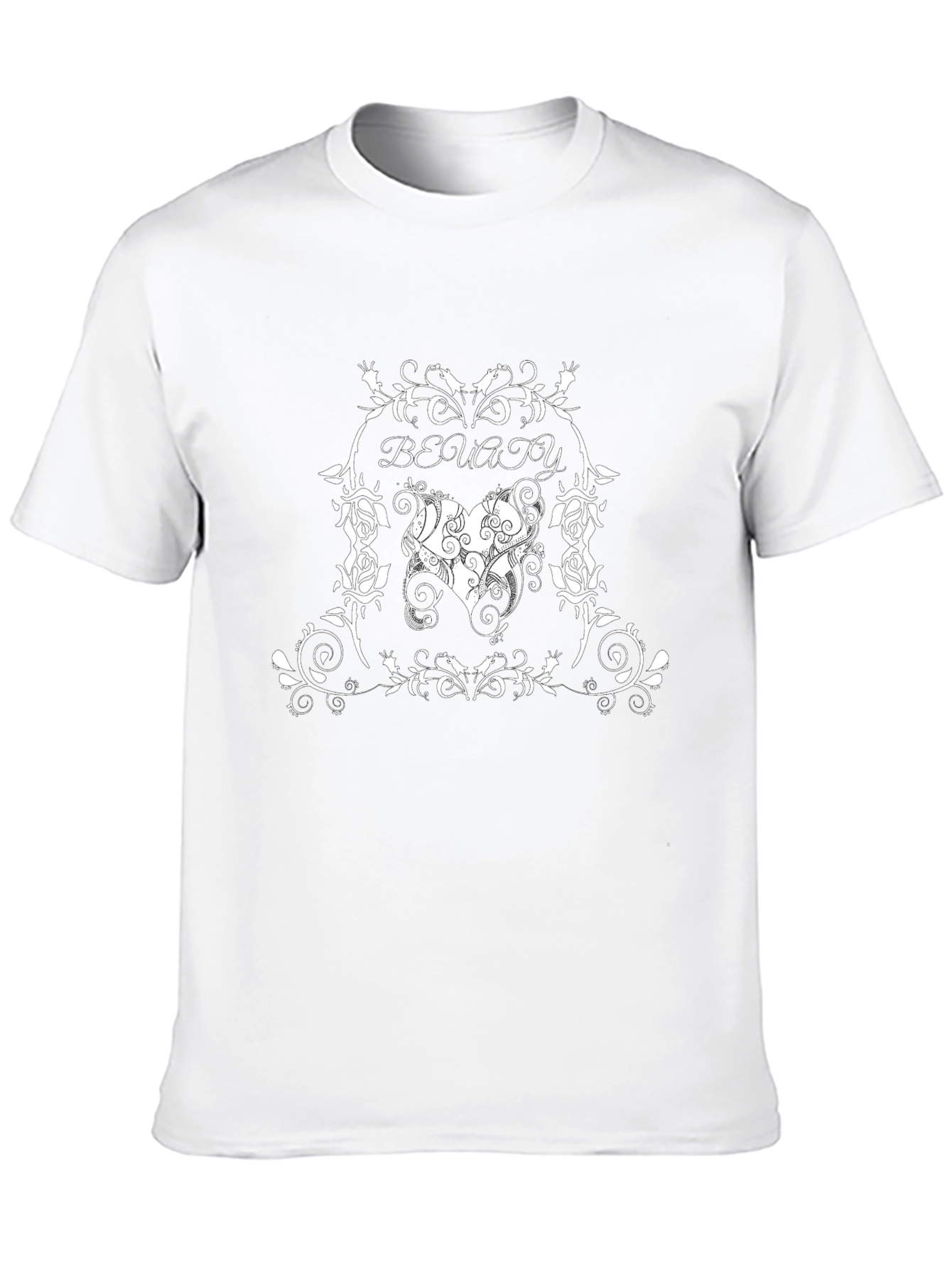 Black Beauty Heart Graphic T-Shirt