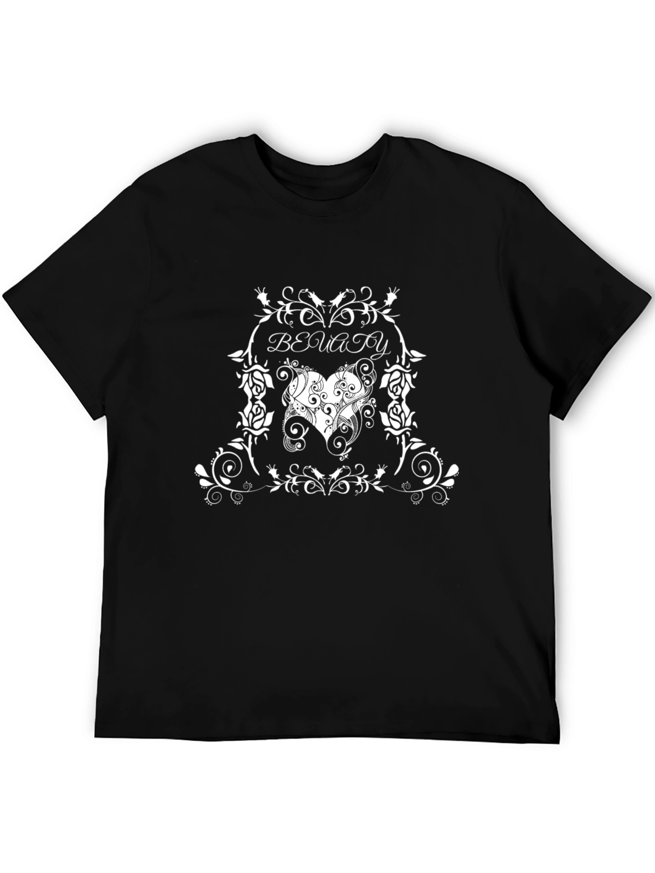 Black Beauty Heart Graphic T-Shirt