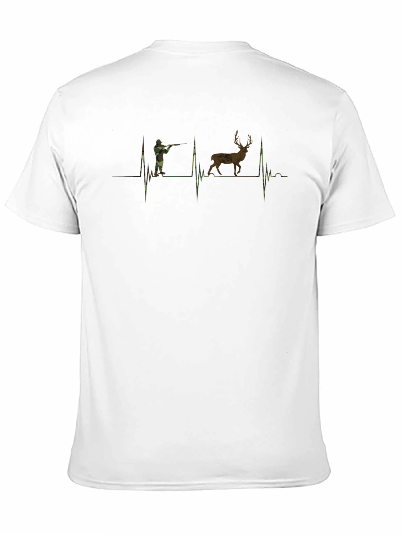 Hunter Heartbeat Graphic Tee - Mens Black T-Shirt