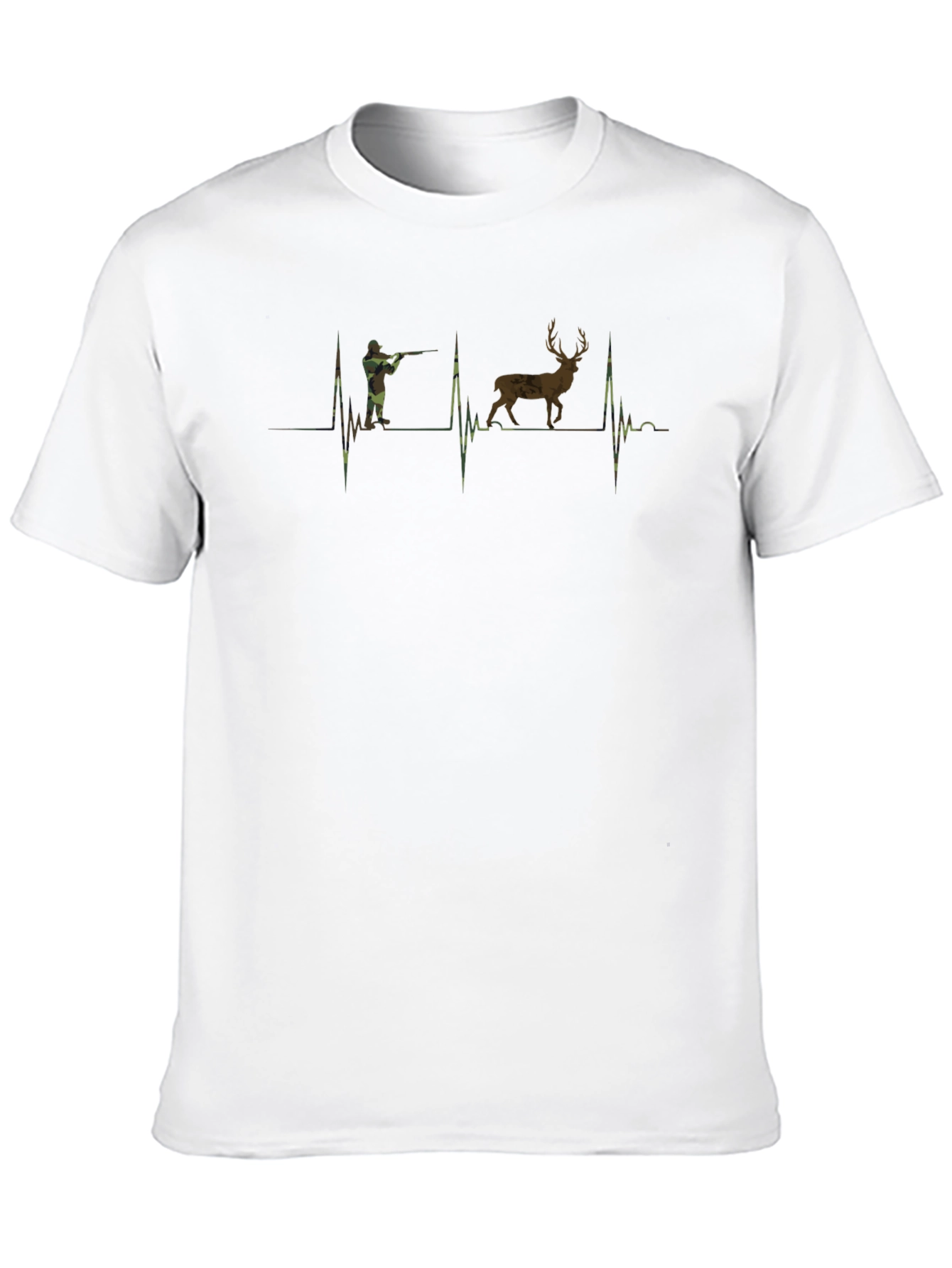 Hunter Heartbeat Graphic Tee - Mens Black T-Shirt
