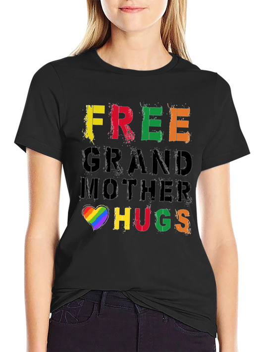 Free Grandmother Hugs Pride T-Shirt