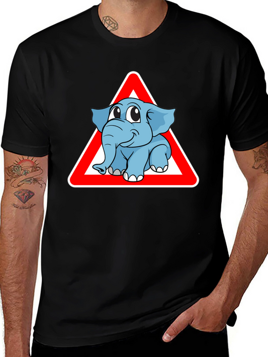 Cute Elephant Crossing T-Shirt