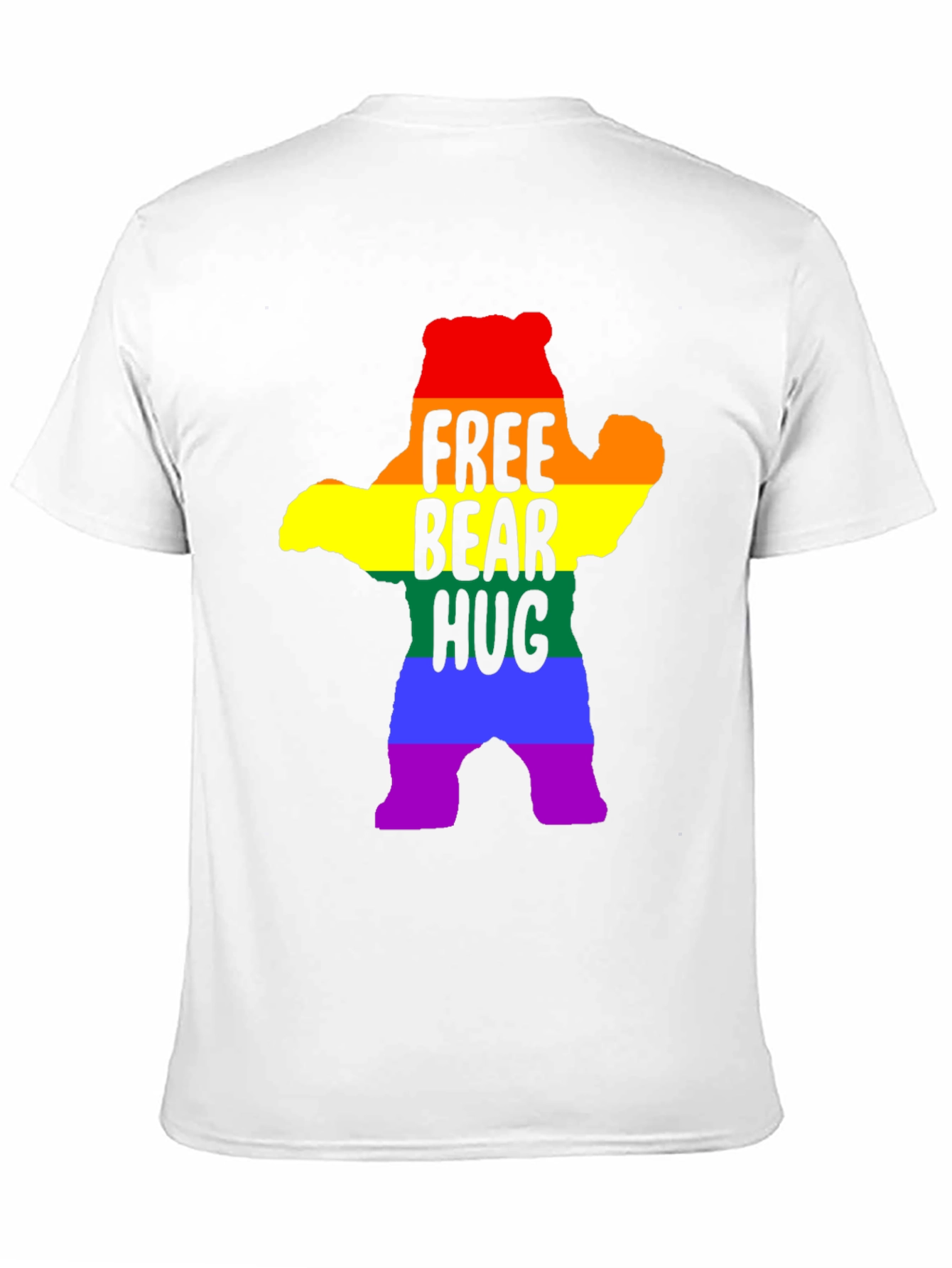 Free Bear Hug LGBTQ Pride T-Shirt