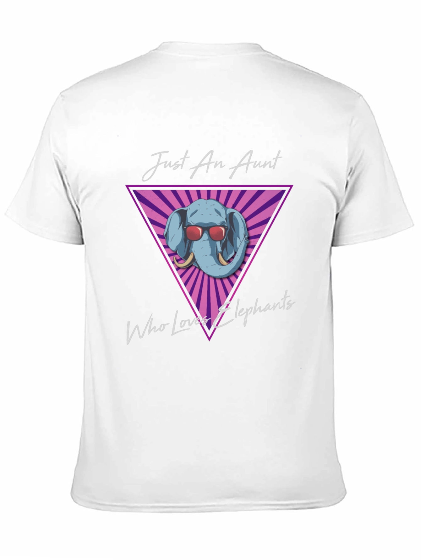 Just An Aunt Who Loves Elephants Graphic Tee