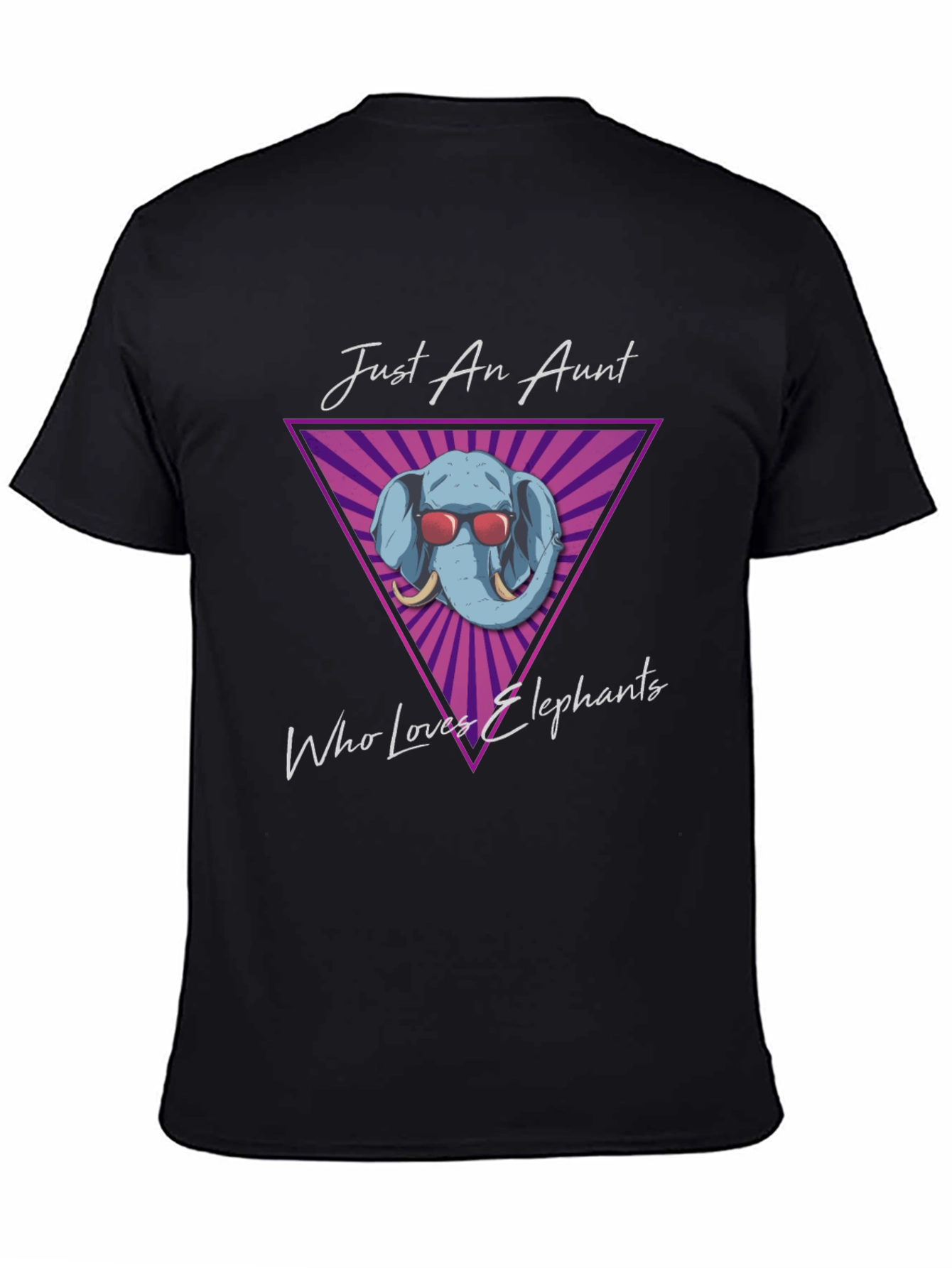 Just An Aunt Who Loves Elephants Graphic Tee