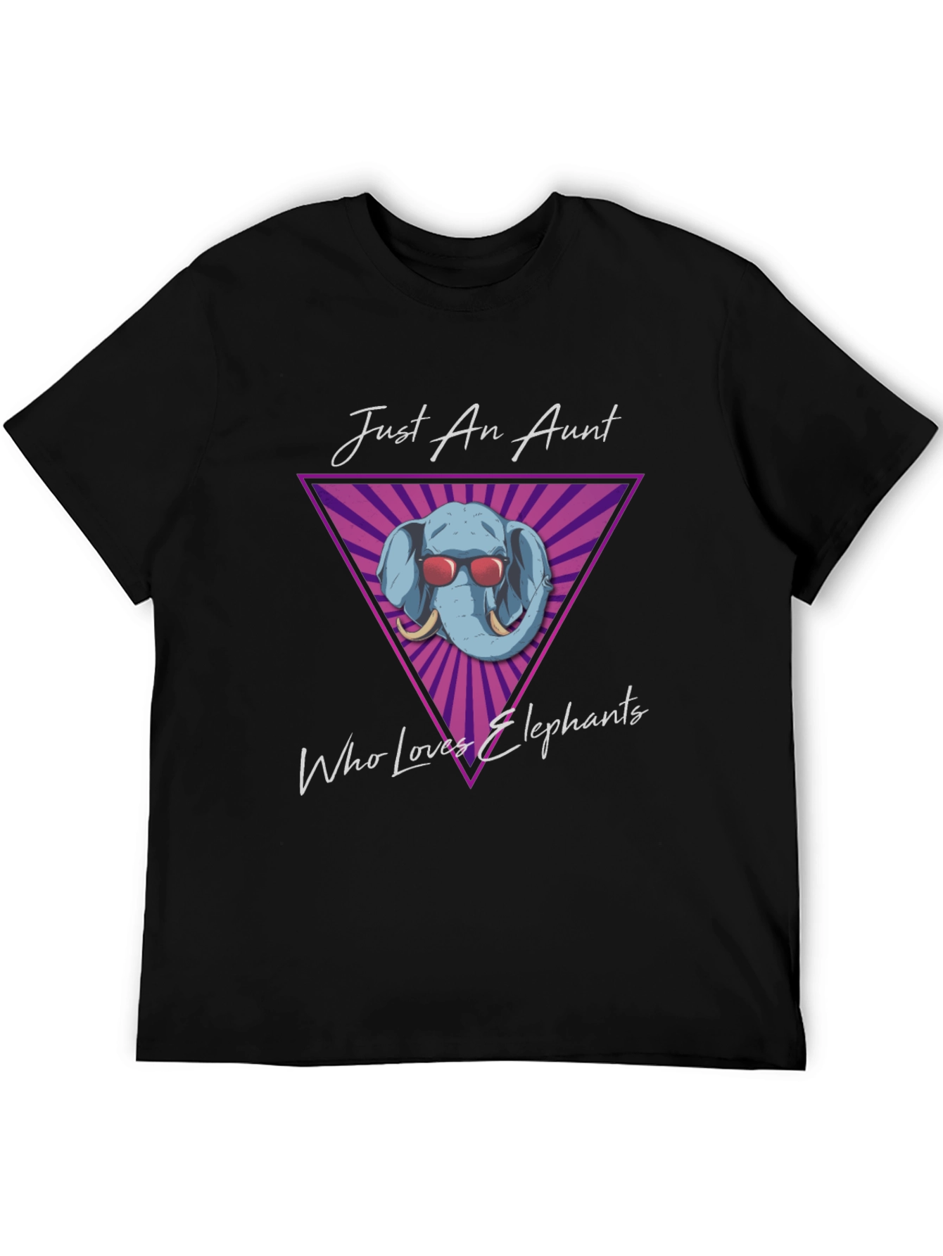Just An Aunt Who Loves Elephants Graphic Tee
