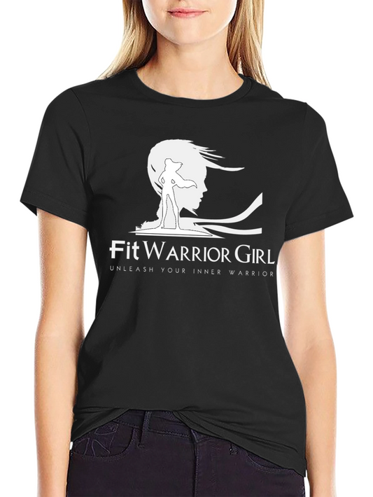 Fit Warrior Girl T-Shirt - Unleash Your Inner Strength!