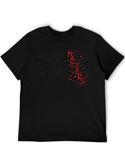 Every Life Matters Graphic Tee - Black