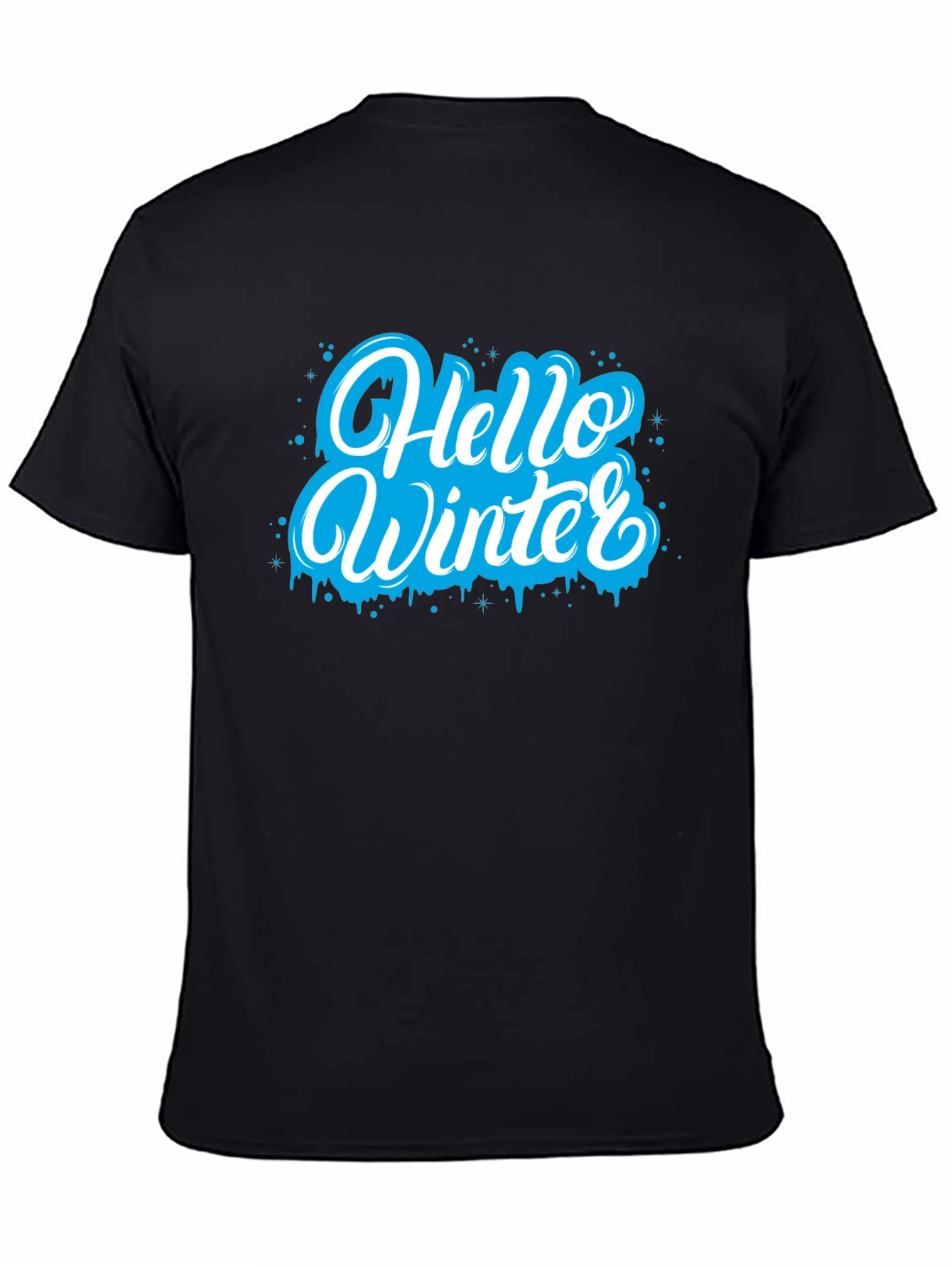 Hello Winter Graphic Tee - Holiday Season Style