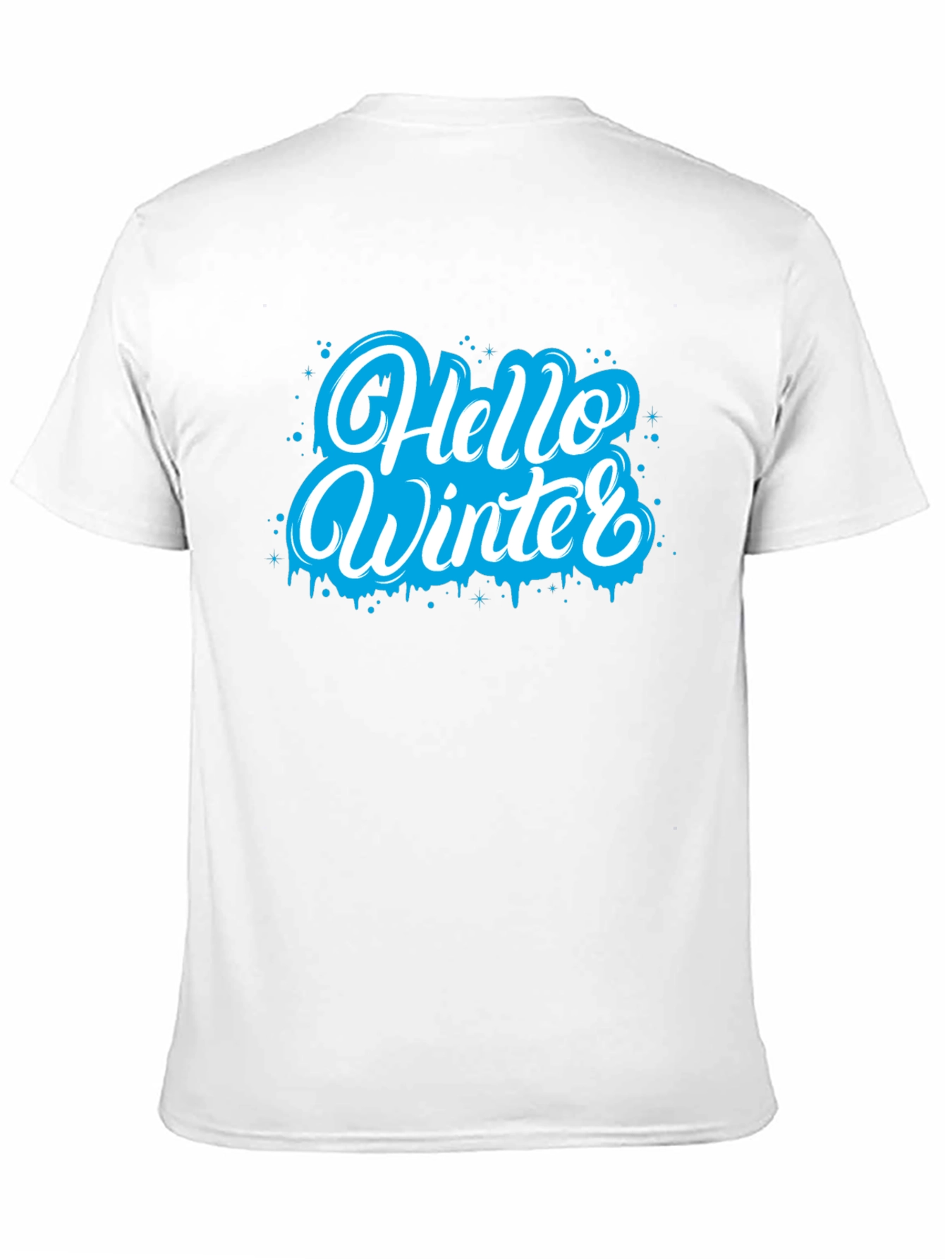 Hello Winter Graphic Tee - Holiday Season Style