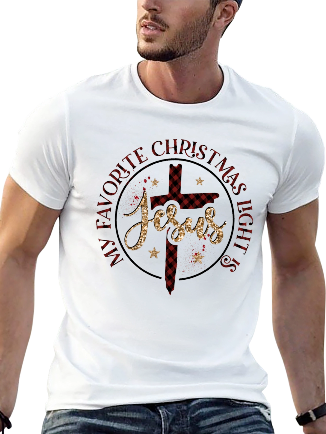 Christmas Jesus T-Shirt - Favorite Light