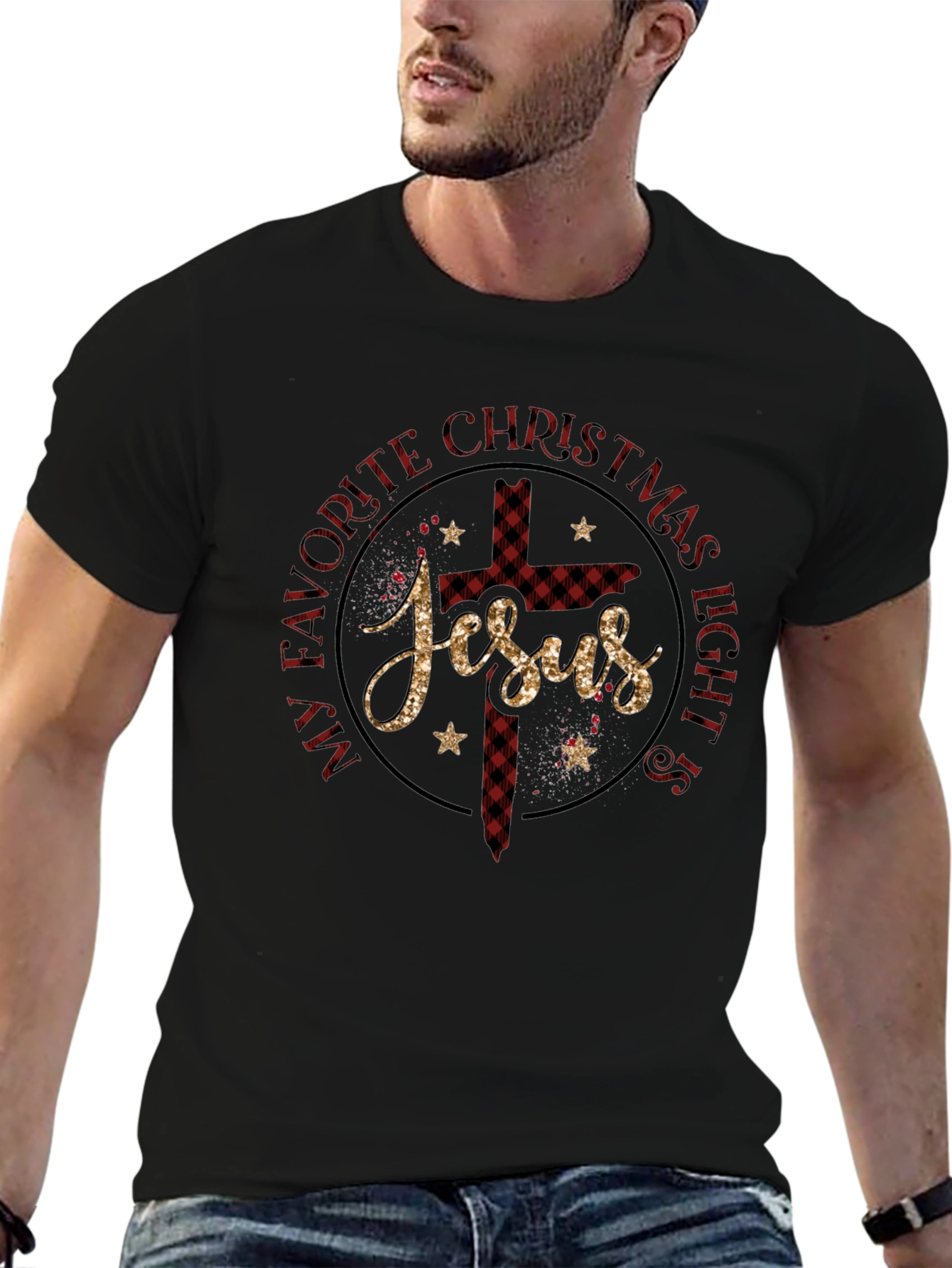 Christmas Jesus T-Shirt - Favorite Light