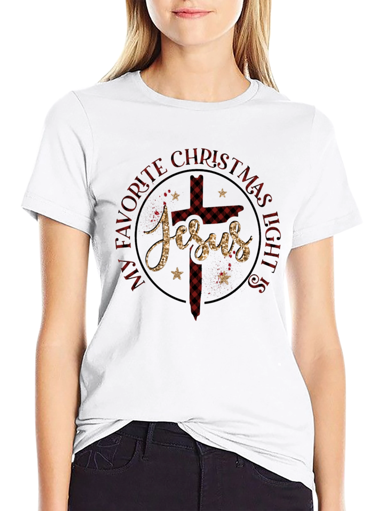 Christmas Jesus T-Shirt - Favorite Light