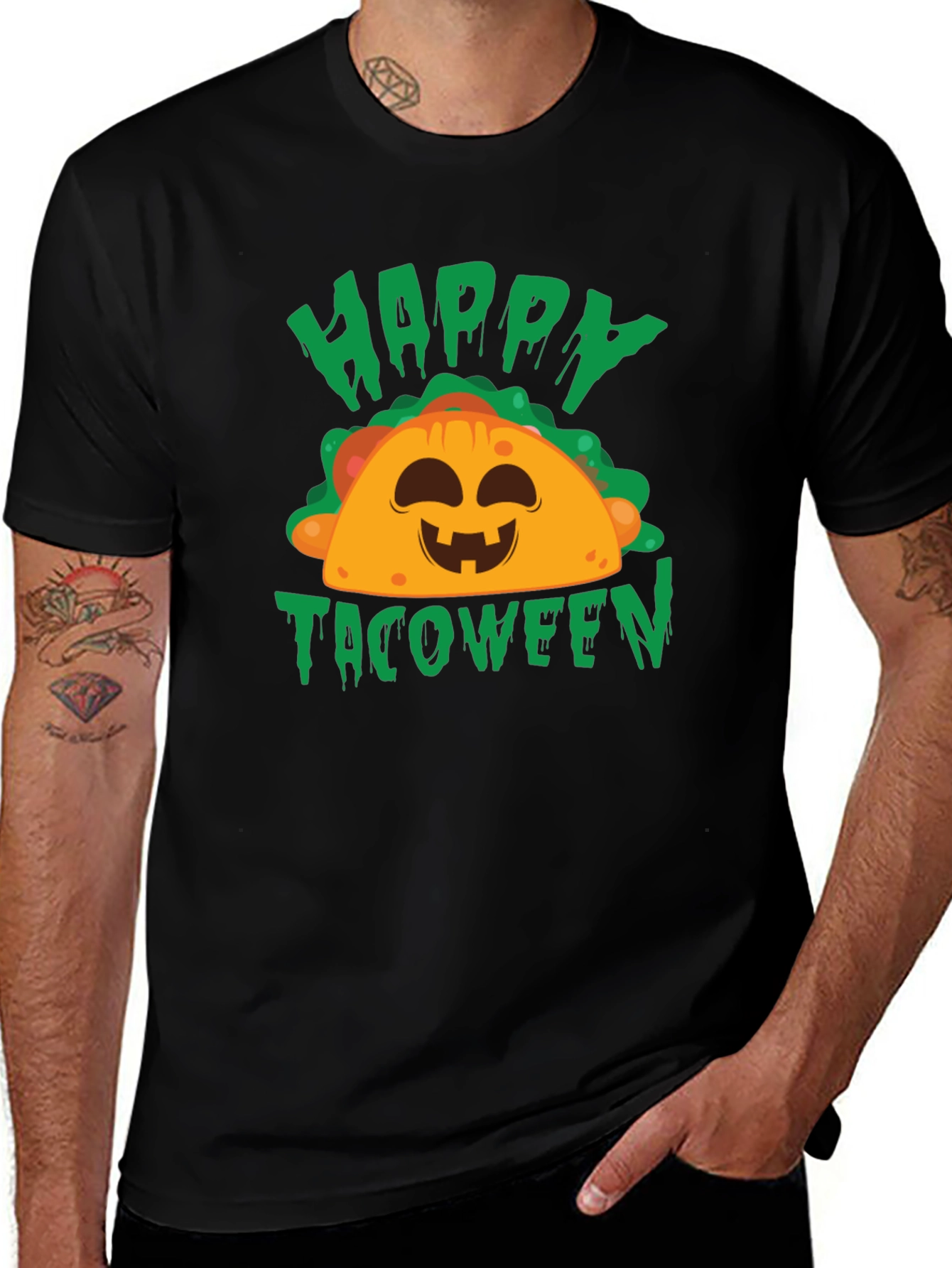 Happy Tacoween Graphic T-Shirt