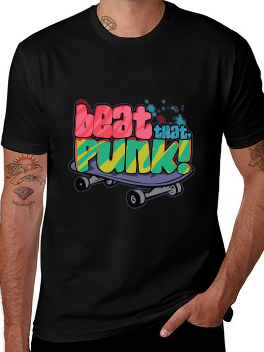 Beat That Punk! Graphic Print Tee