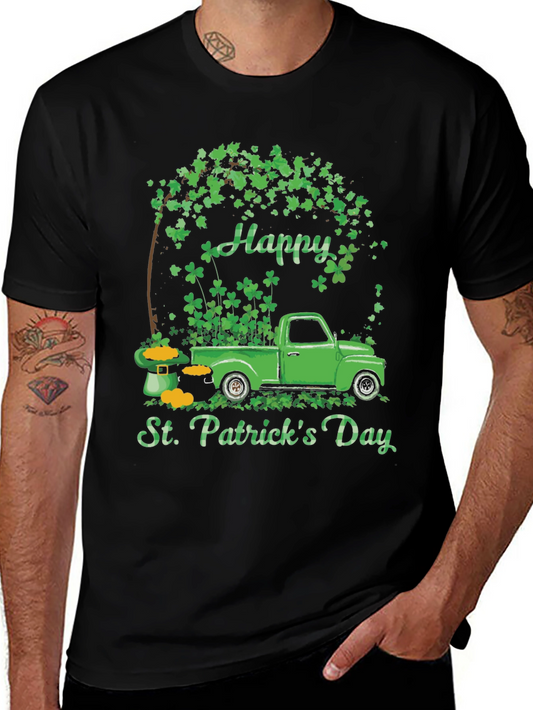 St. Patricks Day Green Truck T-Shirt