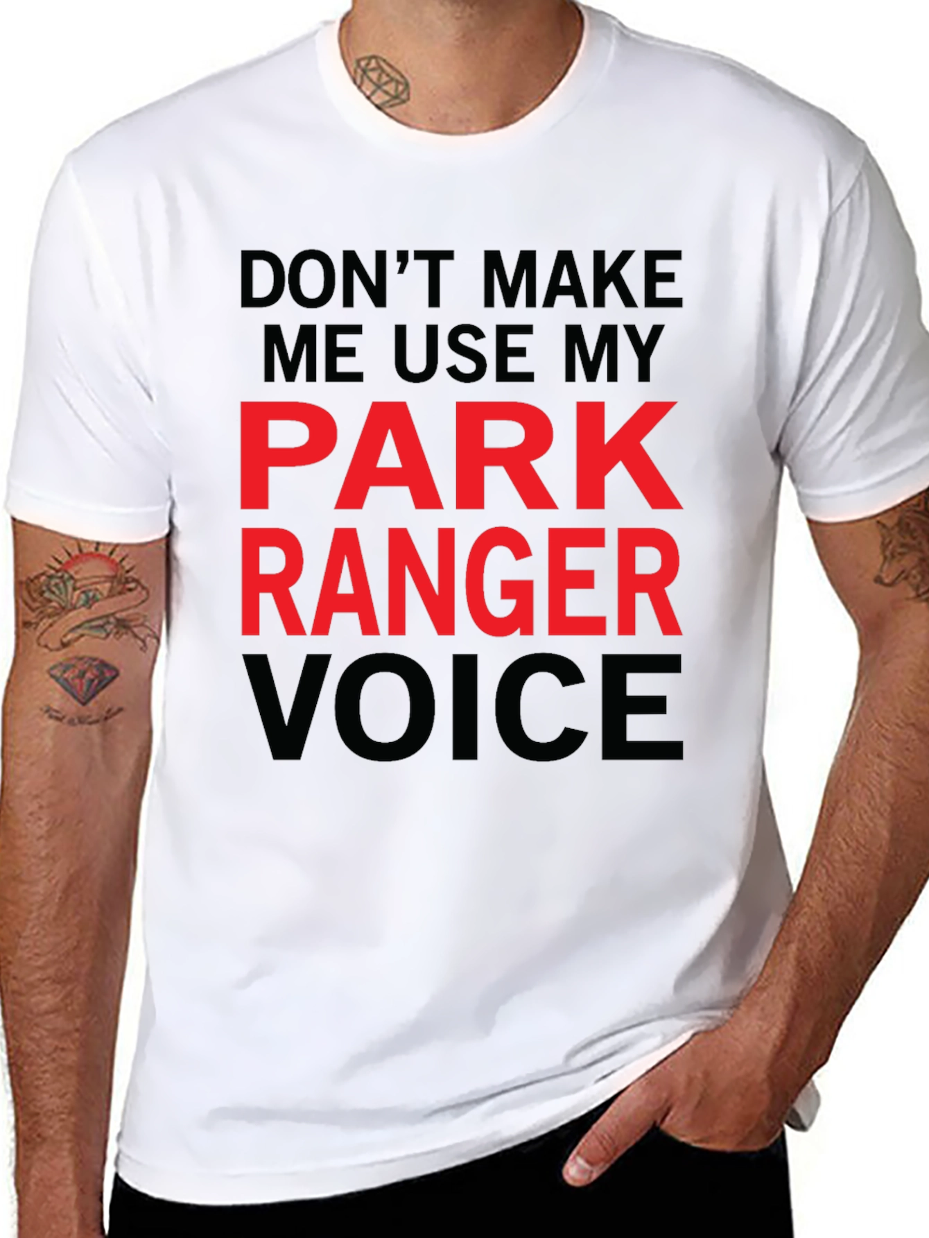 Park Ranger Voice T-Shirt Funny Graphic Tee