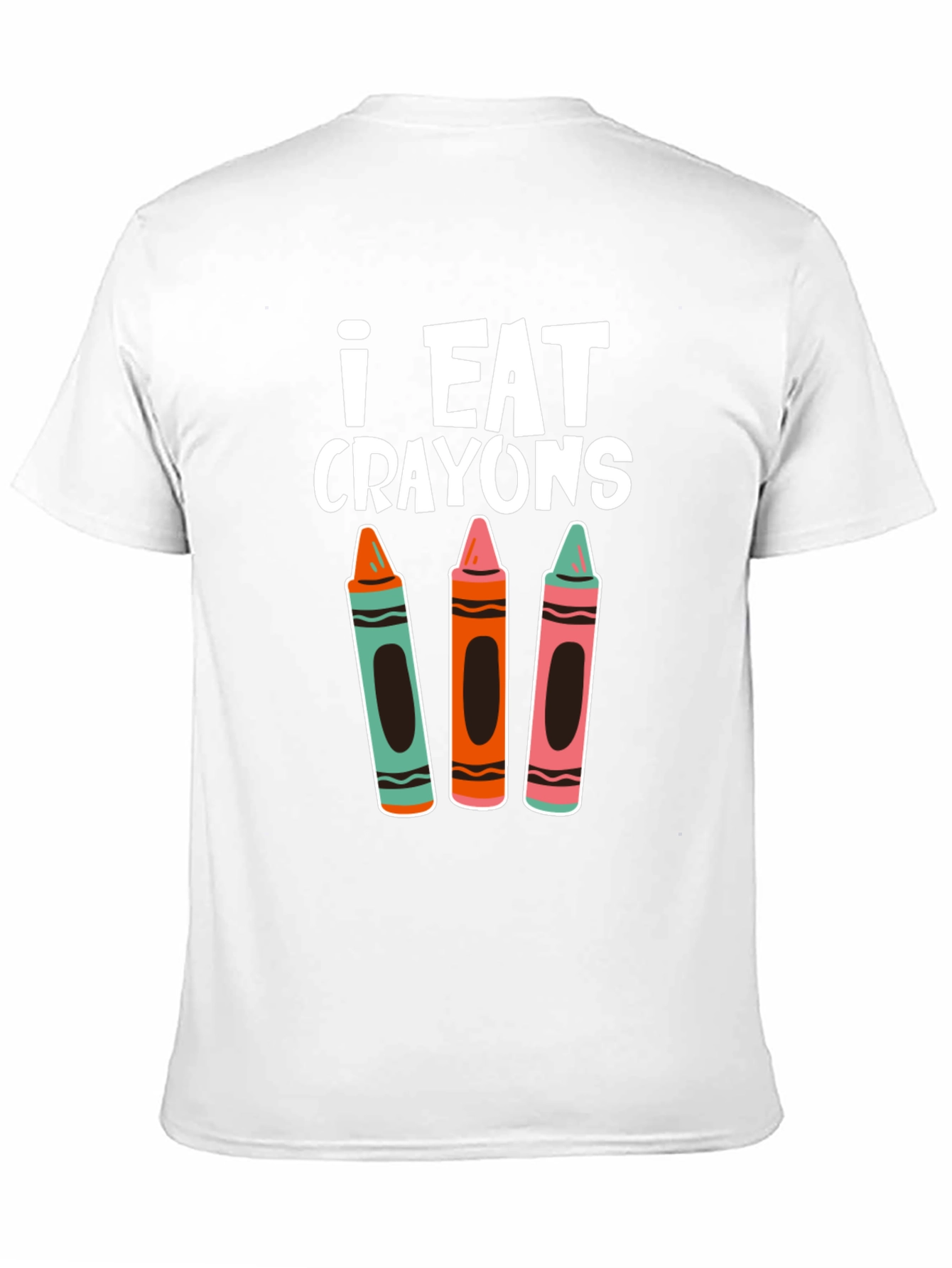 I Eat Crayons T-Shirt - Novelty Graphic Tee