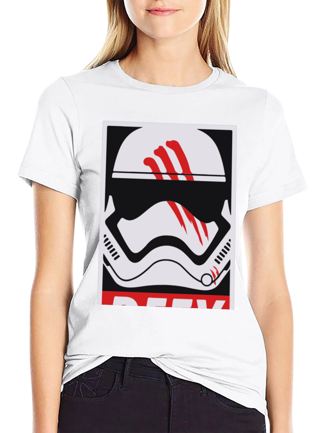 Star Wars Stormtrooper Defy Graphic T-Shirt