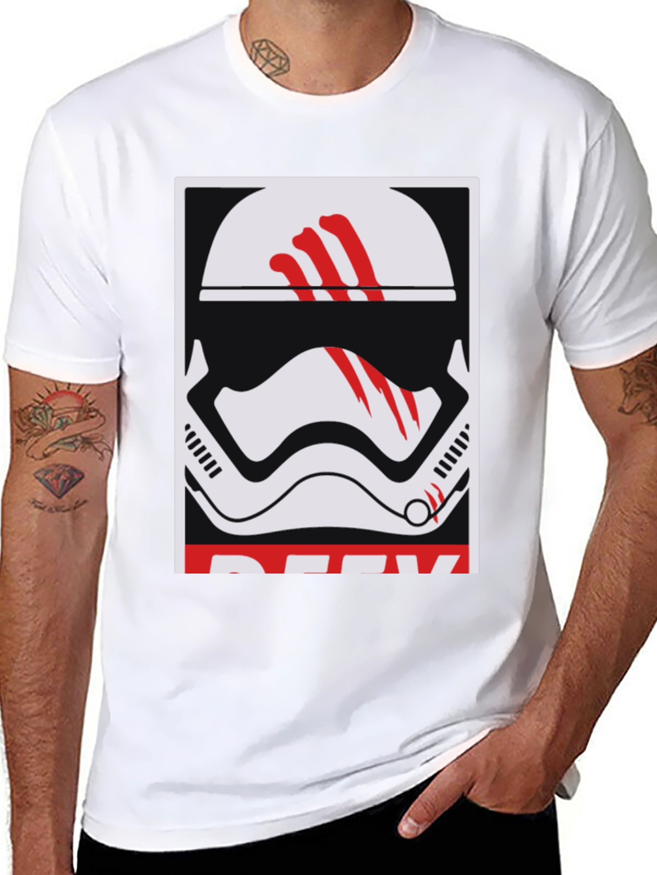 Star Wars Stormtrooper Defy Graphic T-Shirt