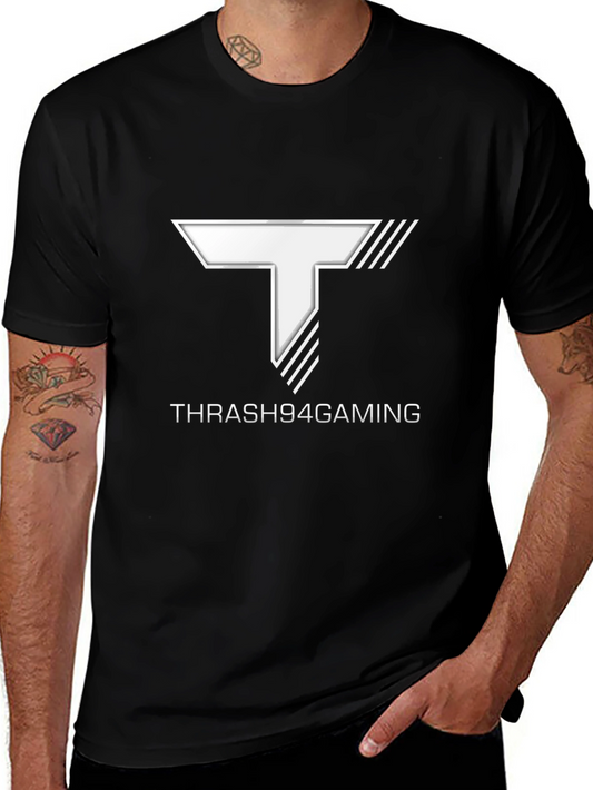 Thrash94Gaming Black Graphic Tee - Gamer Style