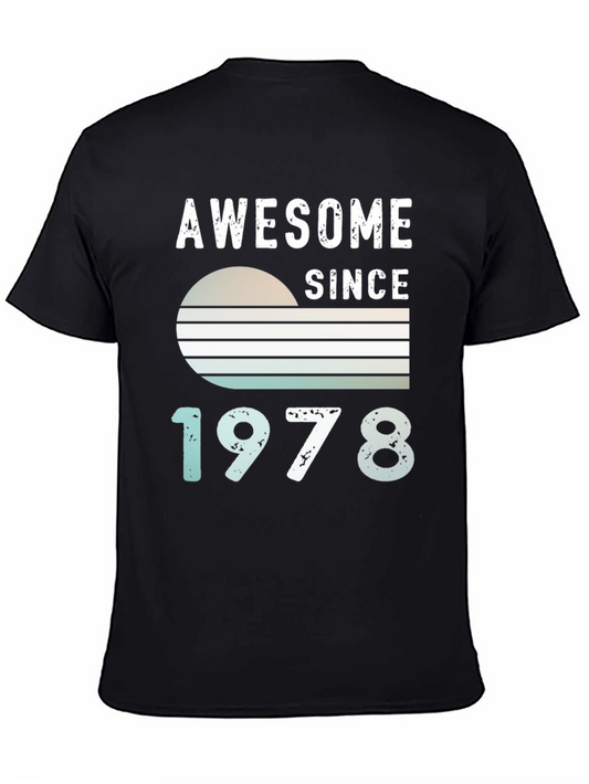 Awesome Since 1978 Graphic Tee - Birthday Gift