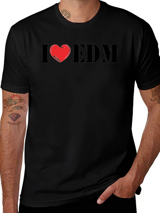 I Heart EDM Black T-Shirt