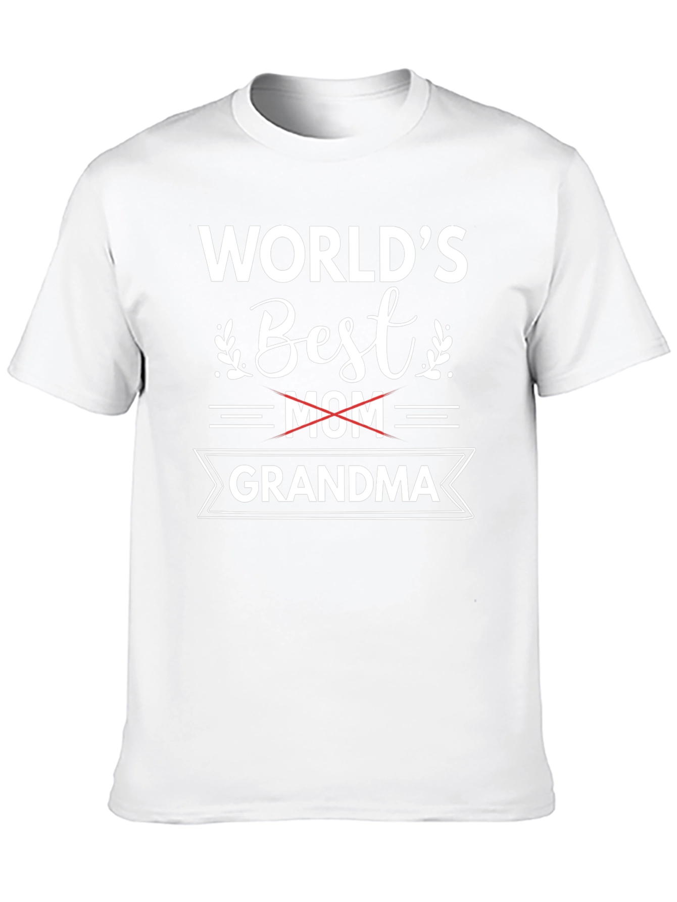 Worlds Best Grandma T-Shirt - Black