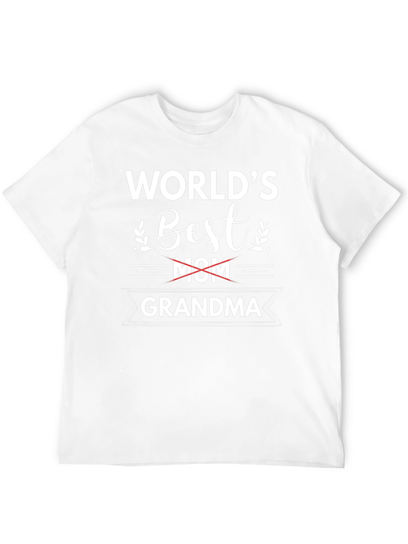 Worlds Best Grandma T-Shirt - Black