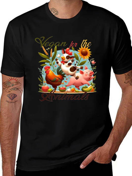 Vegan for the Animals Graphic Tee