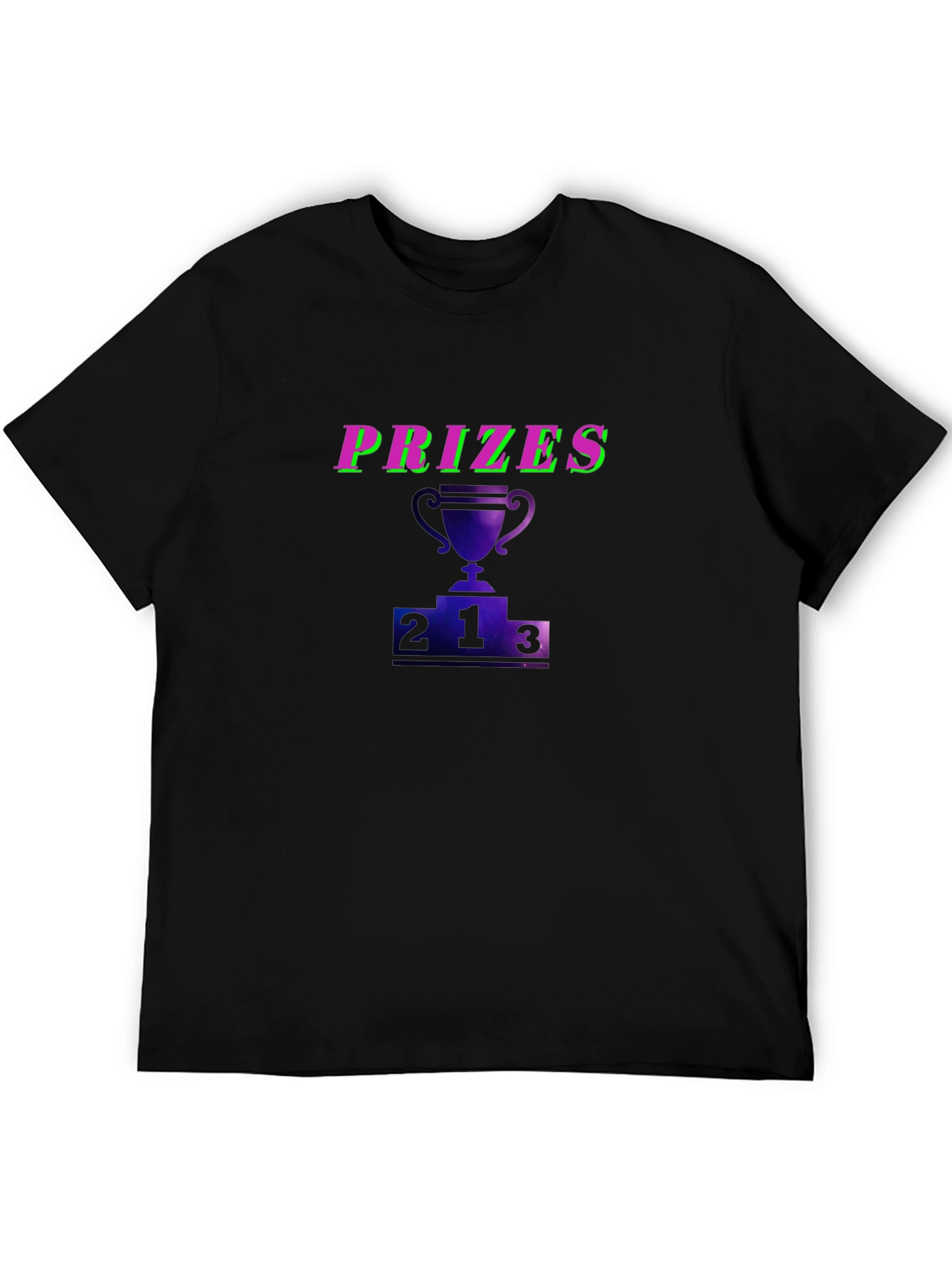 Prizes Trophy Graphic Black T-Shirt