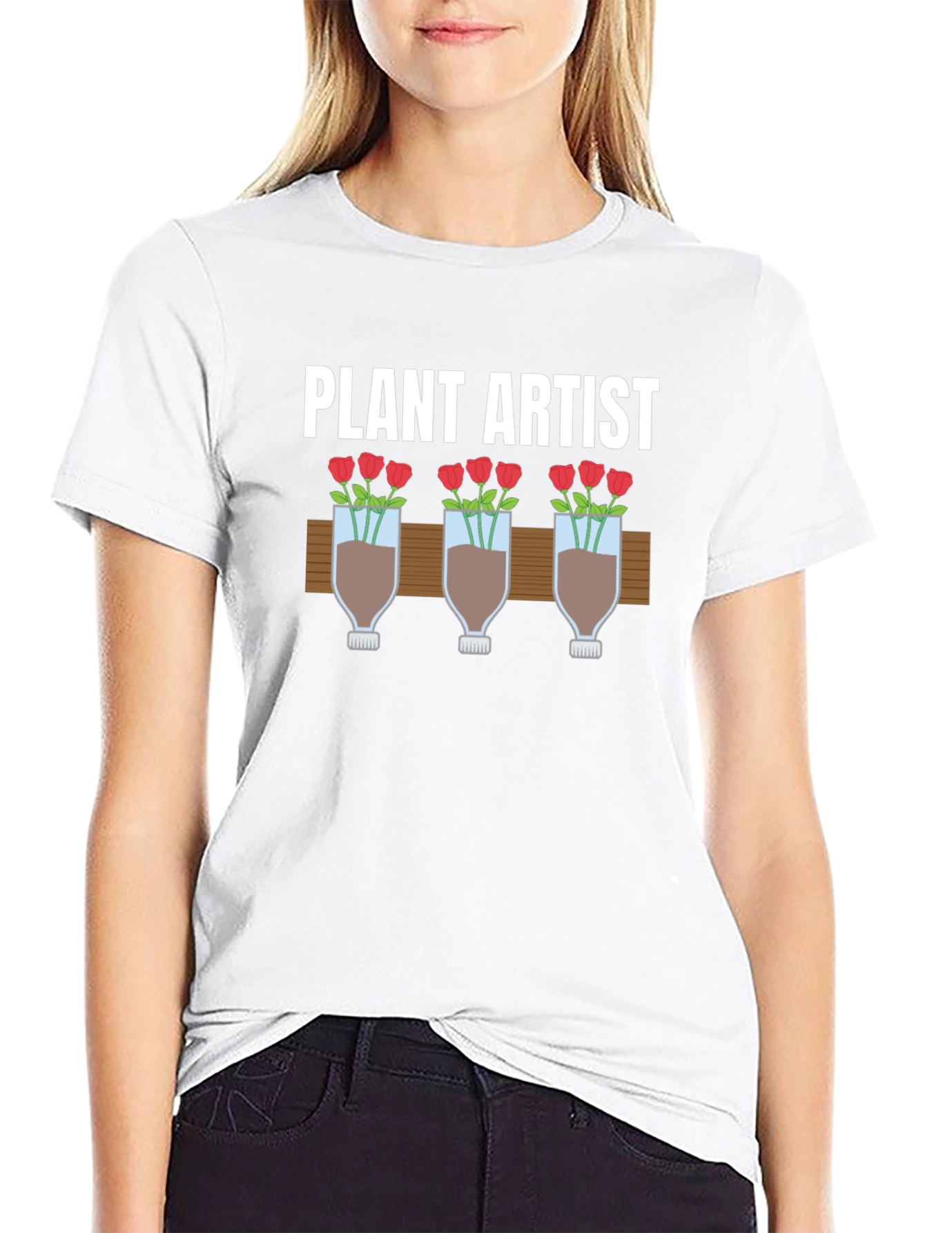 Plant Artist Graphic T-Shirt