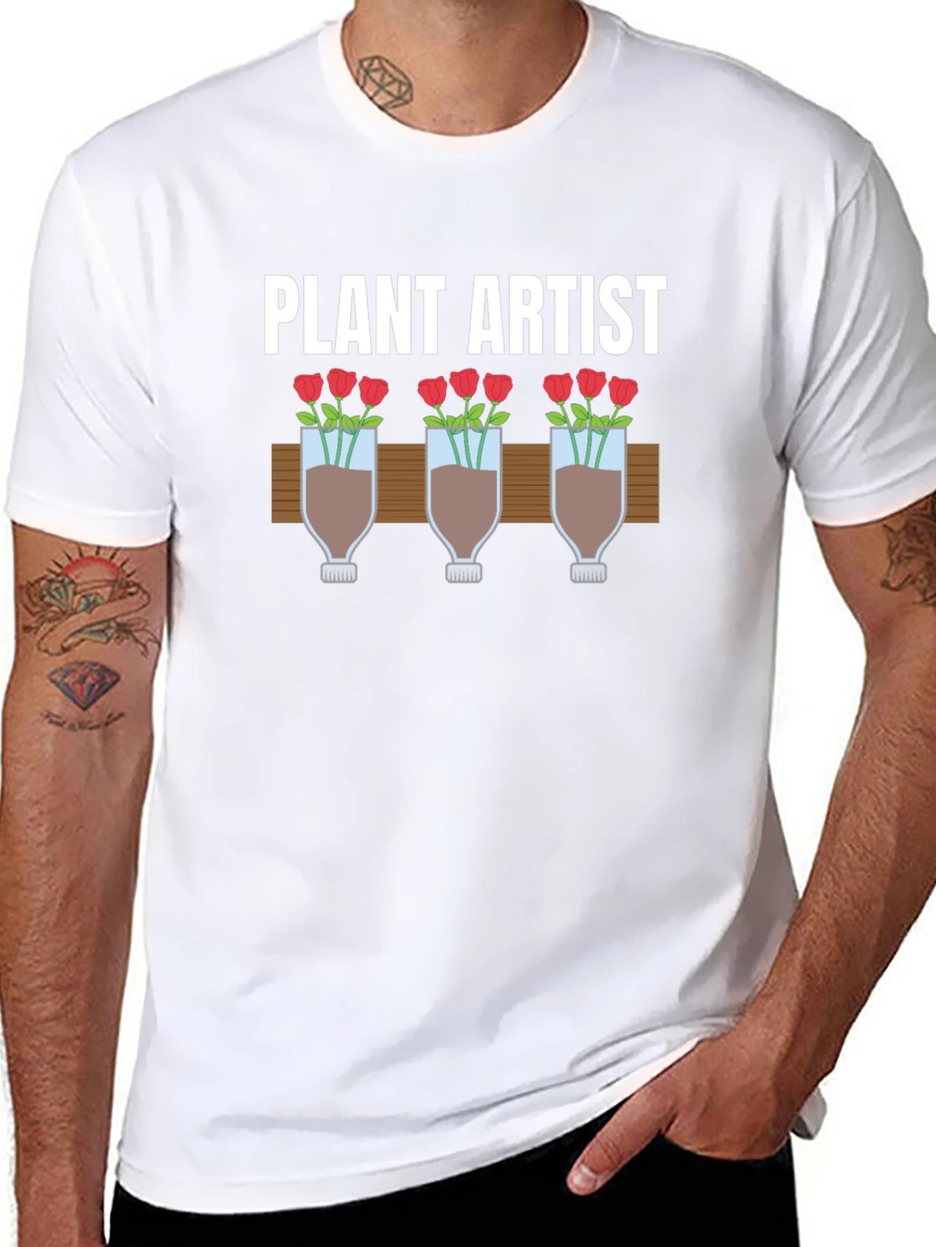 Plant Artist Graphic T-Shirt