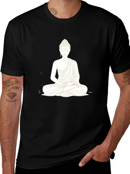 Buddha Graphic Tee - Serene Meditation T-Shirt