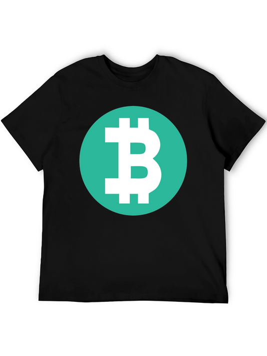 Bitcoin Symbol Graphic Tee - Black
