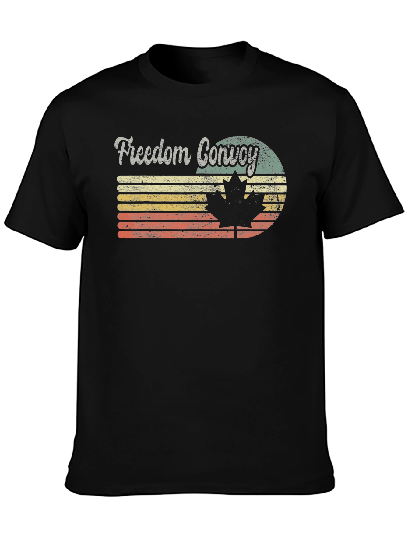 Freedom Convoy Retro Graphic T-Shirt