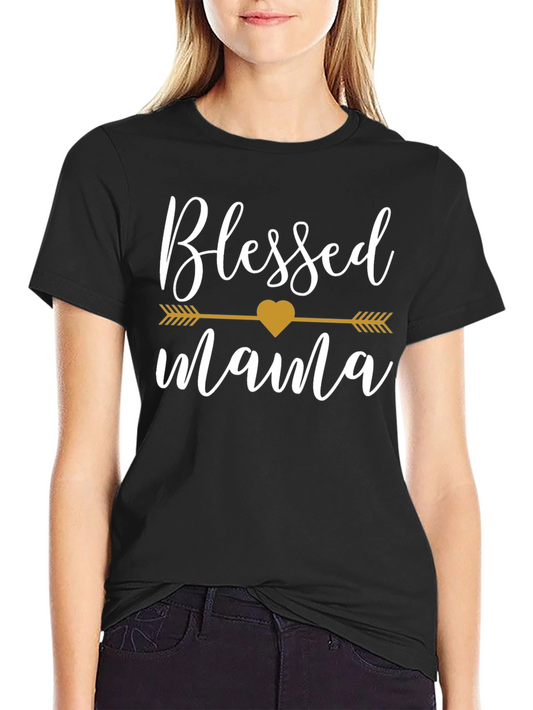 Blessed Mama T-Shirt - Cute Mothers Day Gift