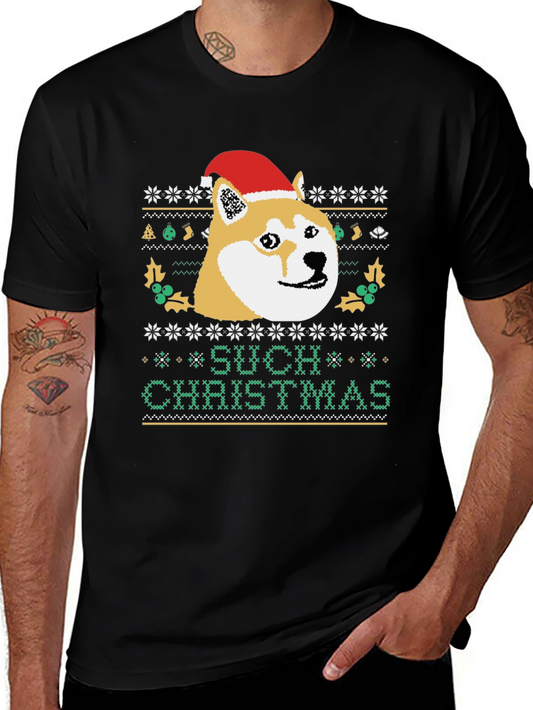 Doge Christmas T-Shirt - Such Holiday Style!