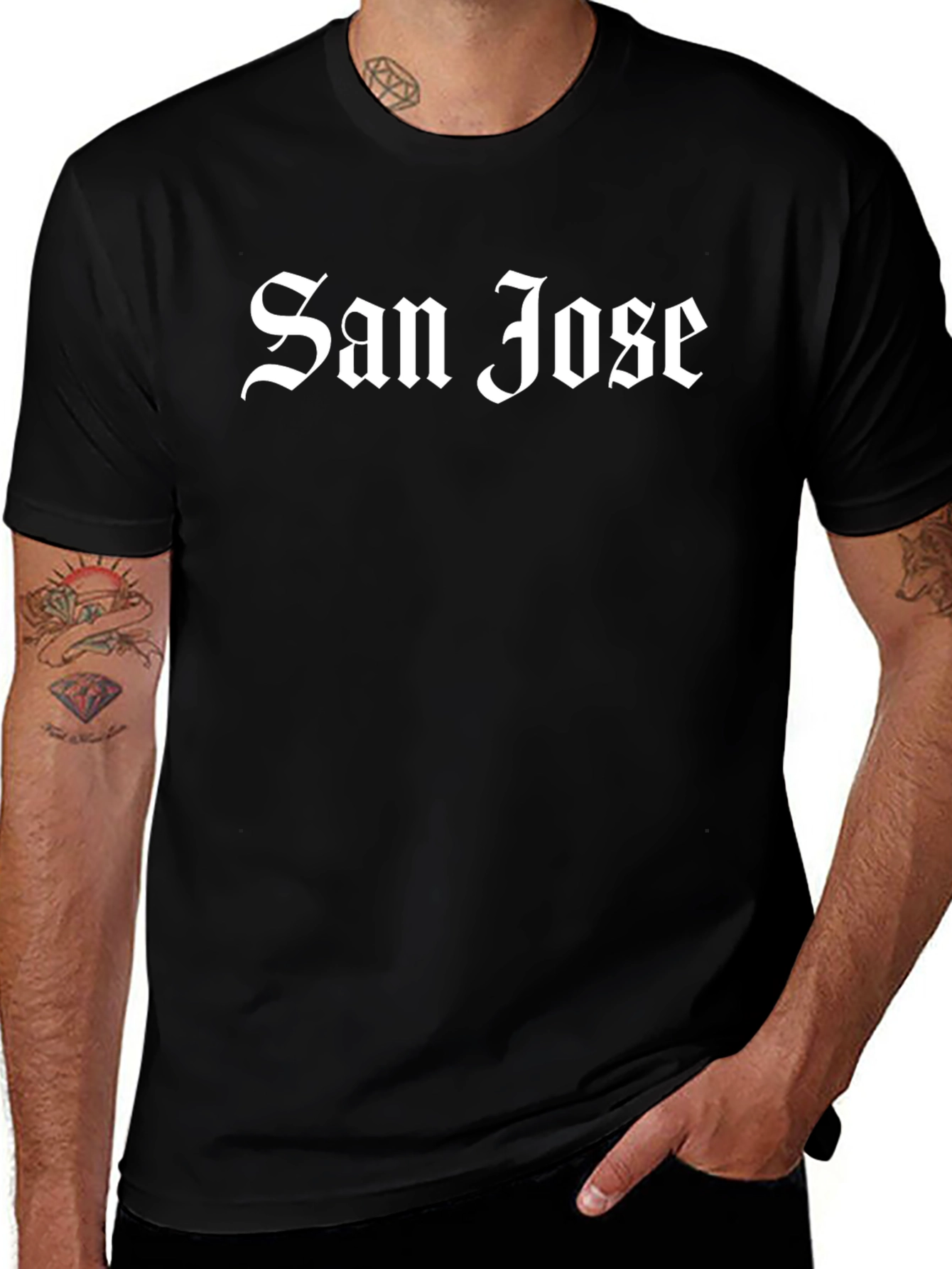 San Jose Graphic Tee - Classic Black T-Shirt